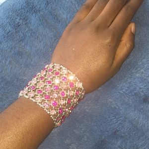 Jeweled Pink bracelet